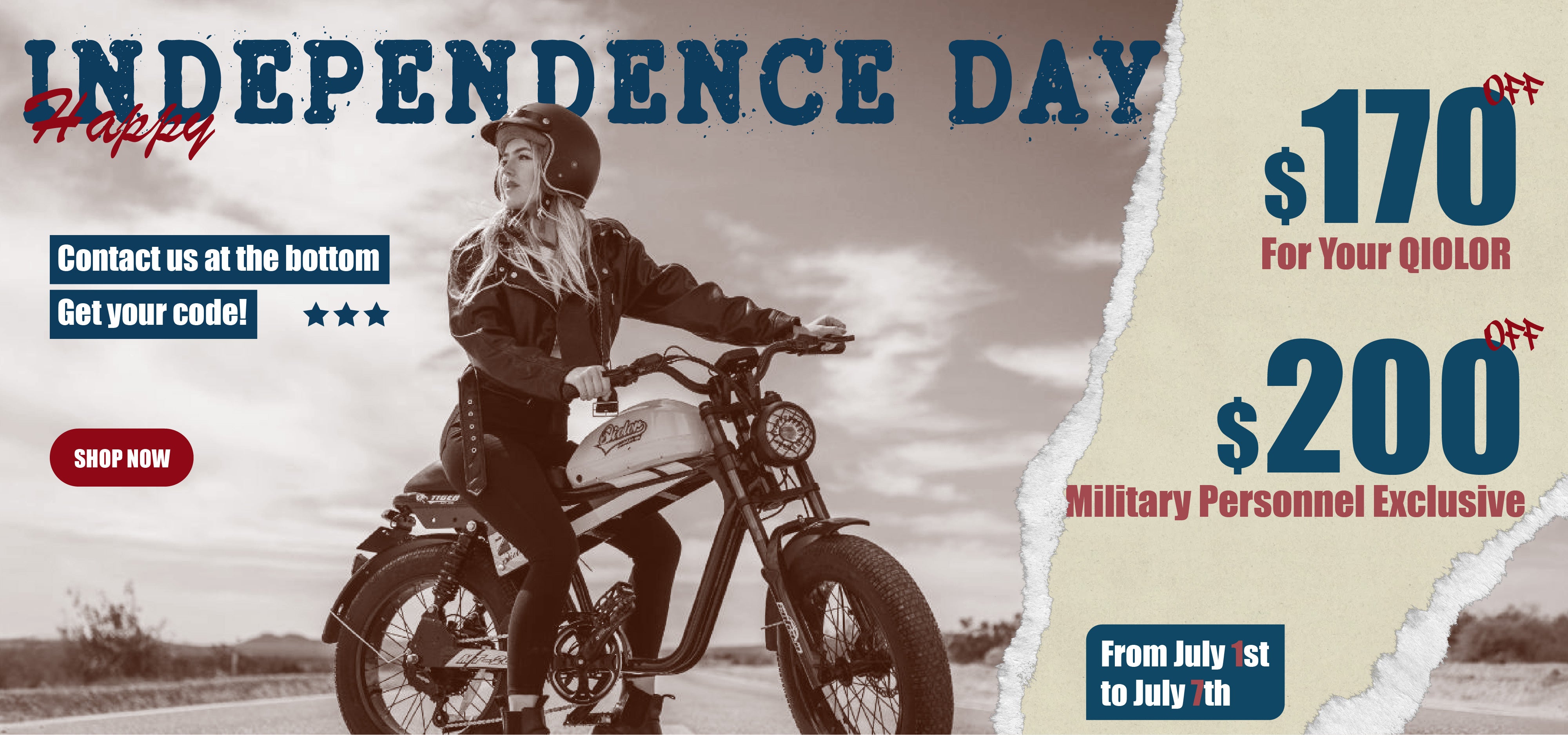Celebrate Freedom This 4th of July with Electric Bike!